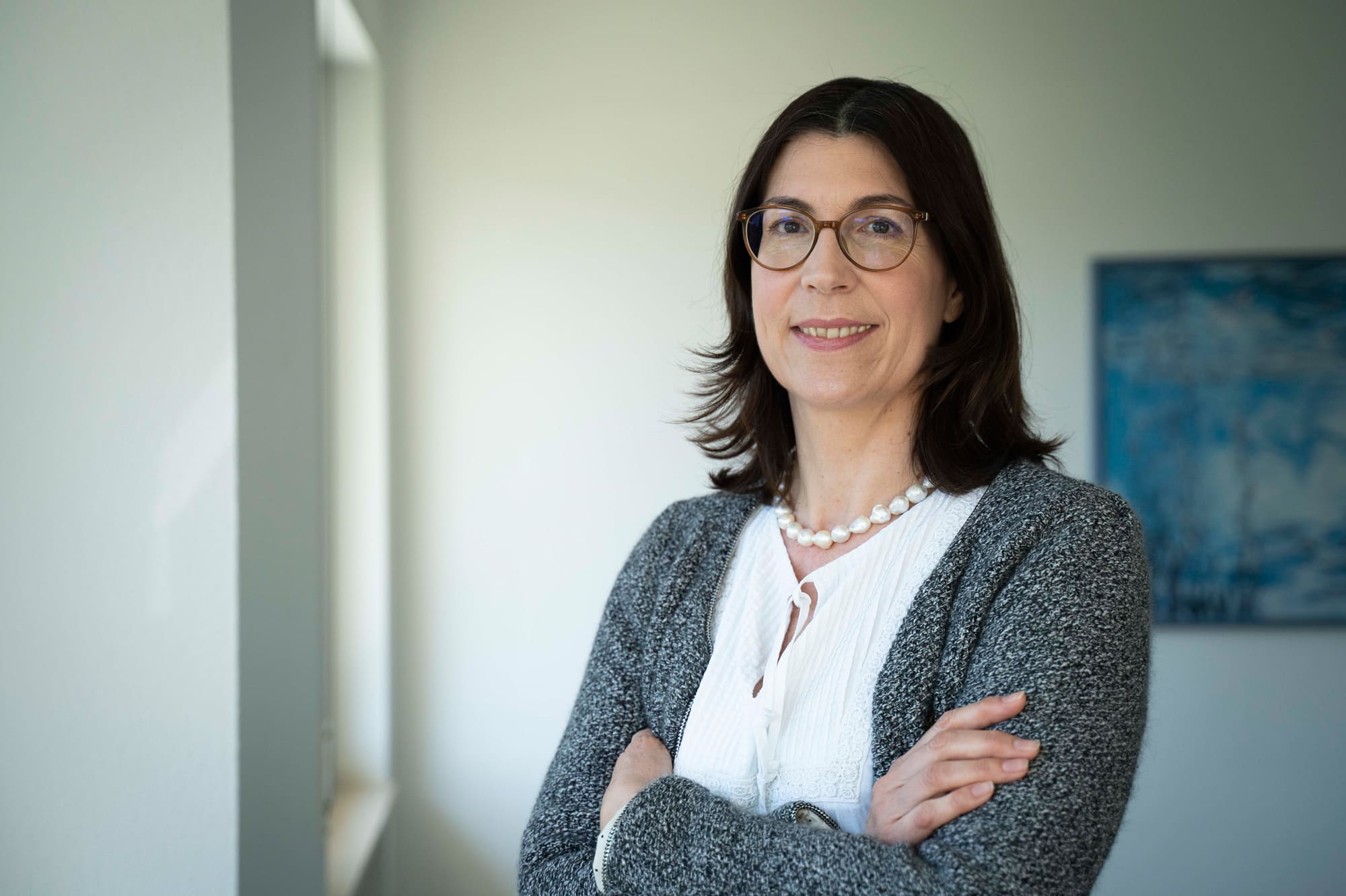 Steuerberaterin Julia Engemann in ihrem Büro